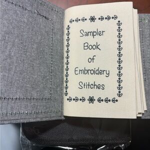 Sampler Book of Embroidery Stitches